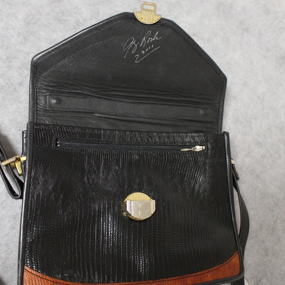 Vintage bag Alligator Genuine leather Handmade by - Picture 7 of 7
